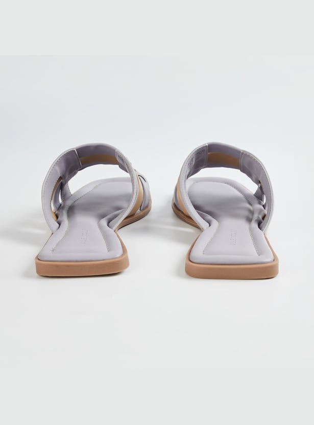 ALLEN SOLLY Strappy Slides