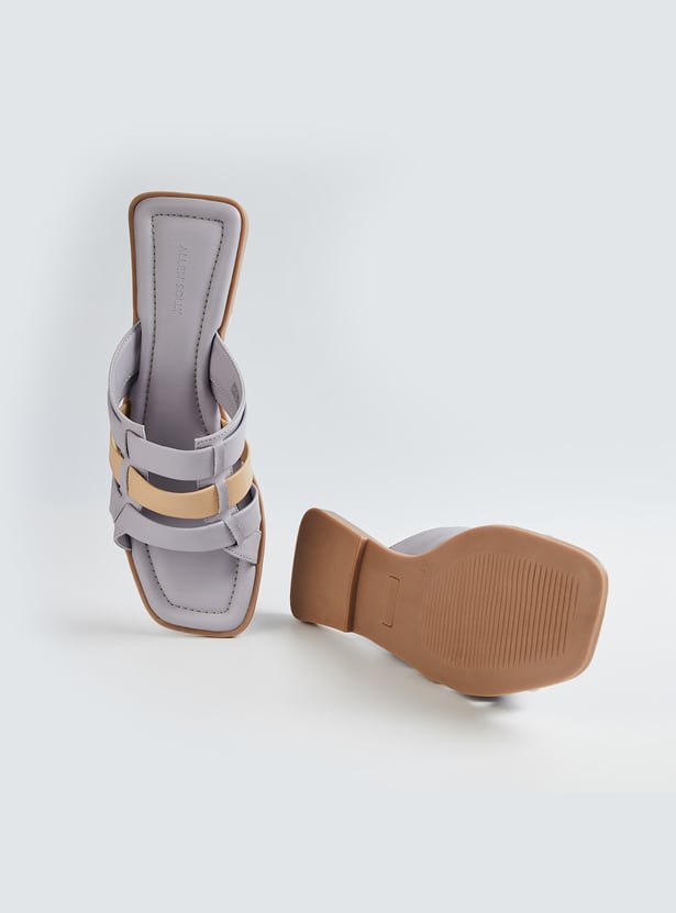 ALLEN SOLLY Strappy Slides