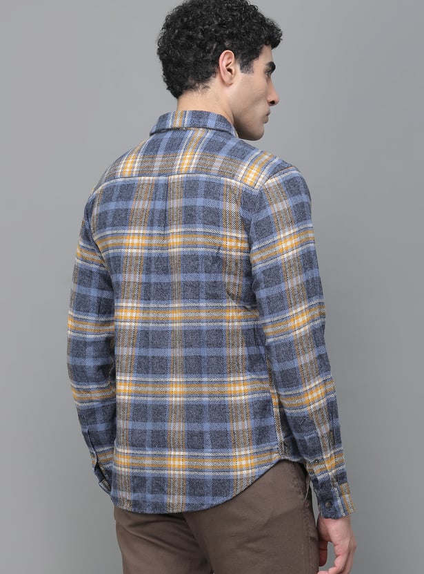 UNITED COLORS OF BENETTON Checked Regular Fit Shirt