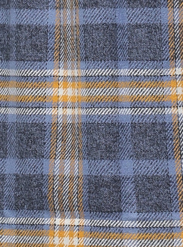 UNITED COLORS OF BENETTON Checked Regular Fit Shirt