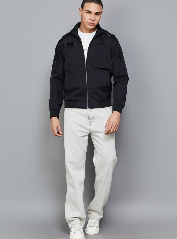 SPYKAR Solid Bomber Jacket