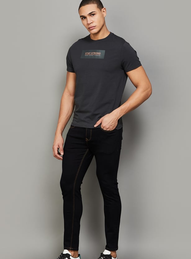 SPYKAR Washed Slim Fit Jeans
