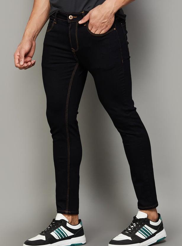SPYKAR Washed Slim Fit Jeans