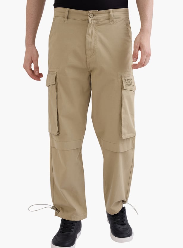 SPYKAR Solid Regular Fit Casual Trousers