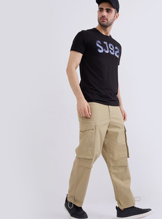 SPYKAR Solid Regular Fit Casual Trousers