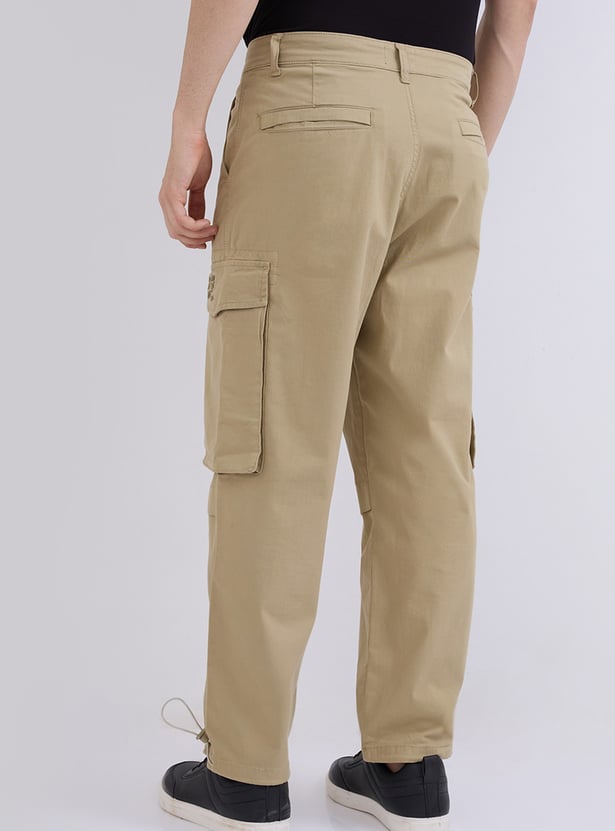 SPYKAR Solid Regular Fit Casual Trousers