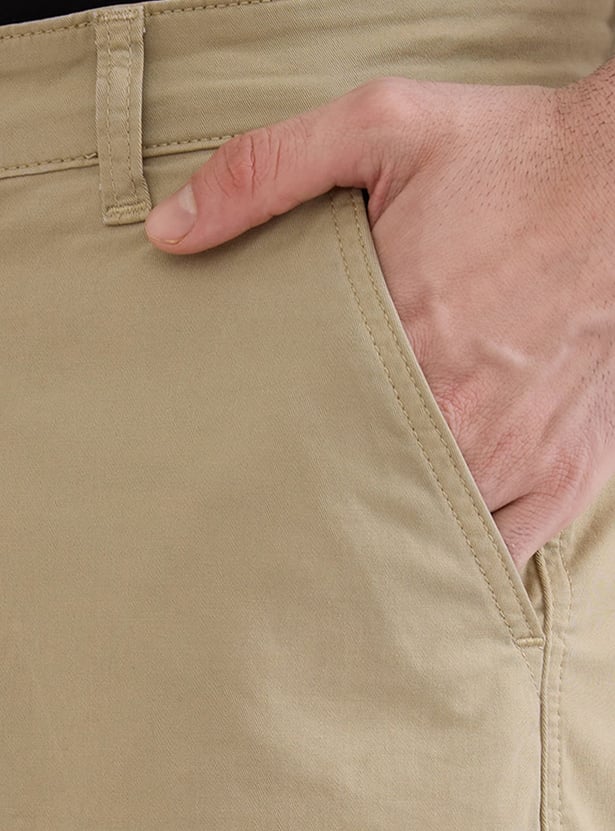 SPYKAR Solid Regular Fit Casual Trousers