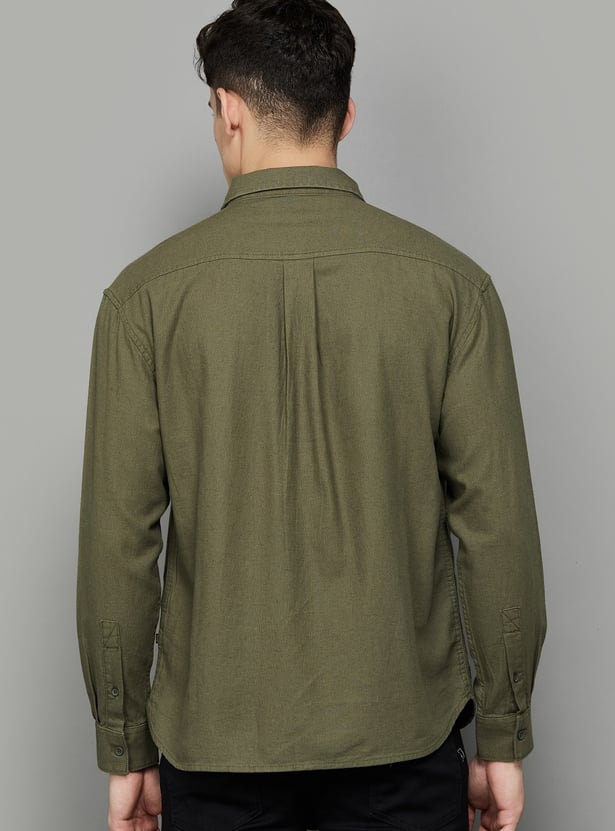 SPYKAR Solid Slim Fit Shirt