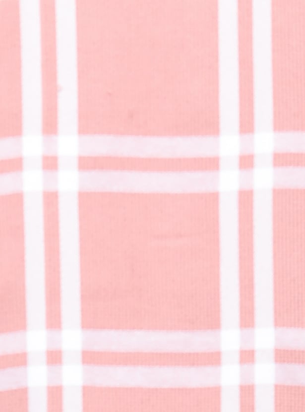 SPYKAR Checked Knit Slim Fit Shirt