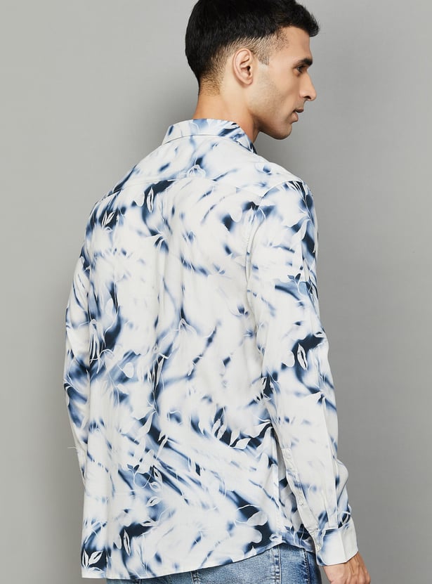 SPYKAR Floral Print Slim Fit Shirt