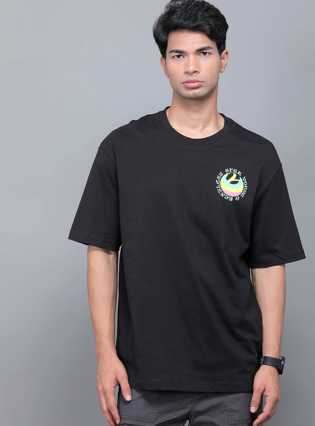 SPYKAR Back Print T-shirt