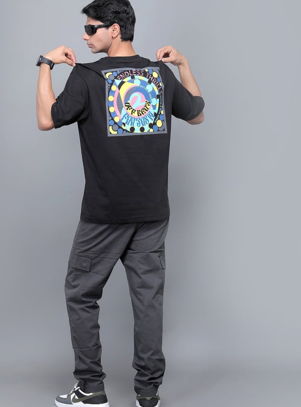 SPYKAR Back Print T-shirt