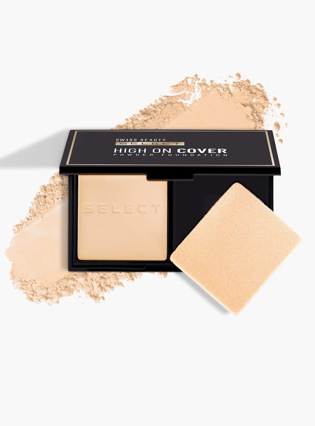 SWISS BEAUTY Select High On Cover Powder Foundation - Light Natural - 5.5g