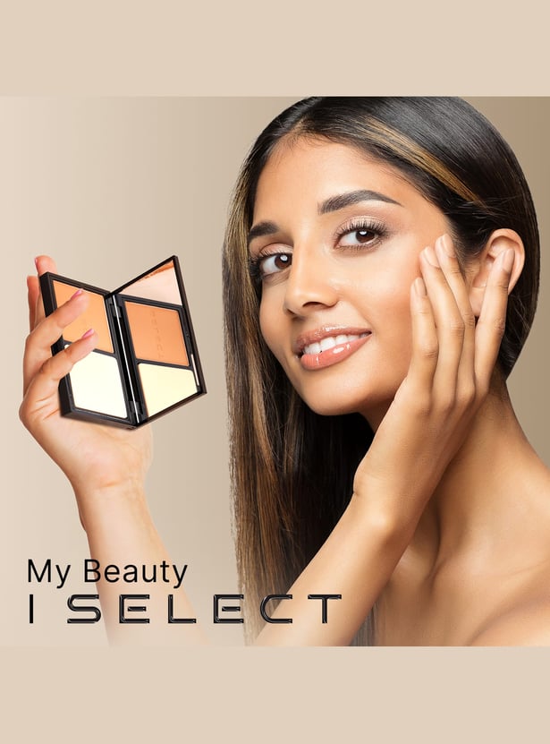 SWISS BEAUTY Select High On Cover Powder Foundation - Light Natural - 5.5g