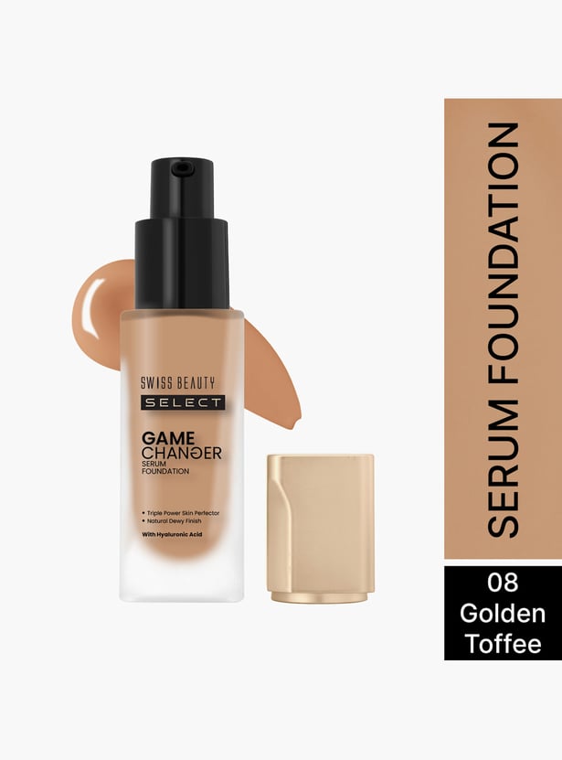 SWISS BEAUTY Select Game Changer Serum Foundation - 08 Golden Toffee - 30g