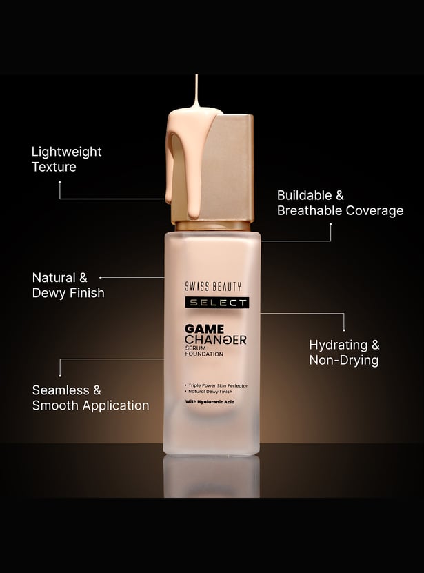 SWISS BEAUTY Select Game Changer Serum Foundation - 08 Golden Toffee - 30g