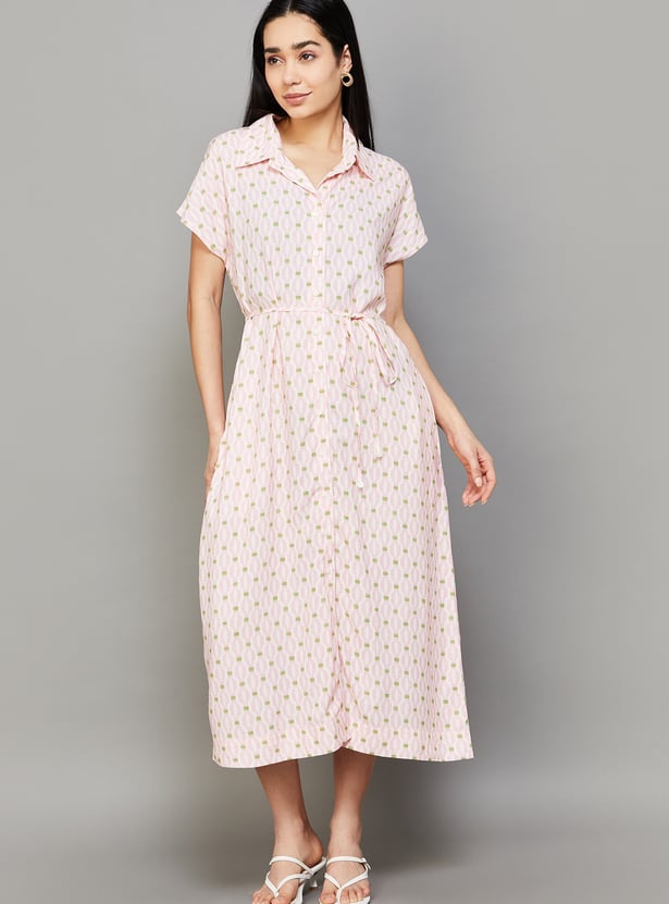 RAREISM Printed Shirt Dress