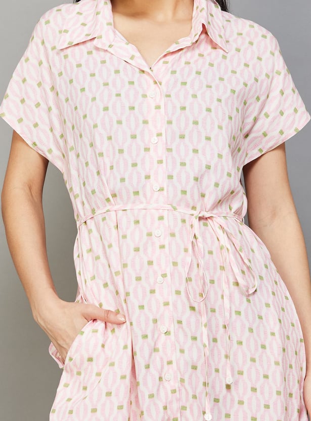 RAREISM Printed Shirt Dress