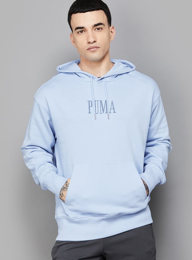 PUMA Embroidered Relaxed Fit Hoodie