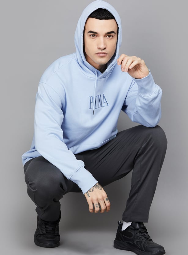 PUMA Embroidered Relaxed Fit Hoodie