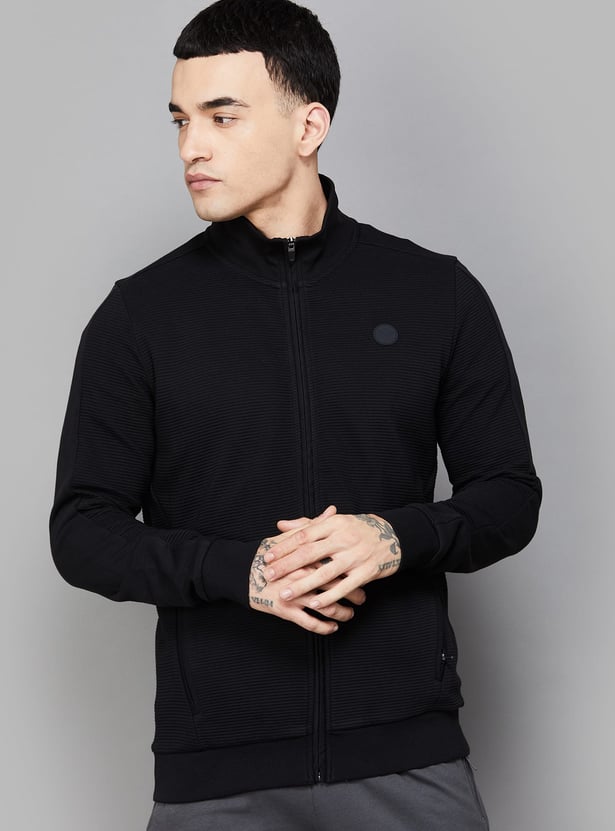 PUMA Ribbed Zip-Front Jacket