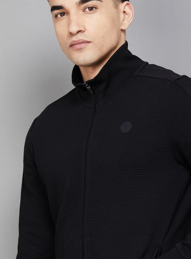 PUMA Ribbed Zip-Front Jacket