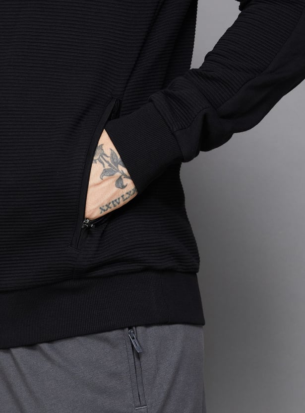 PUMA Ribbed Zip-Front Jacket