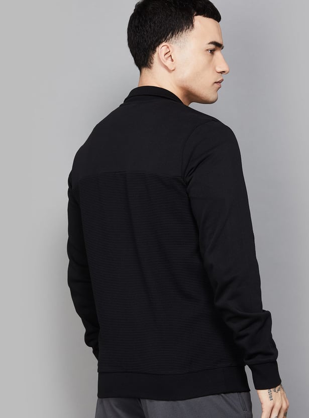 PUMA Ribbed Zip-Front Jacket