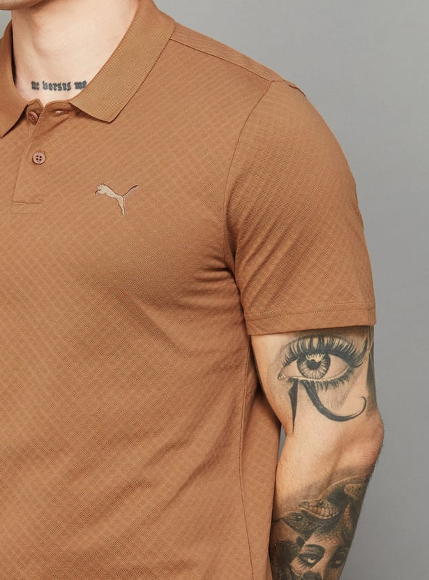 PUMA Textured Polo T-shirt