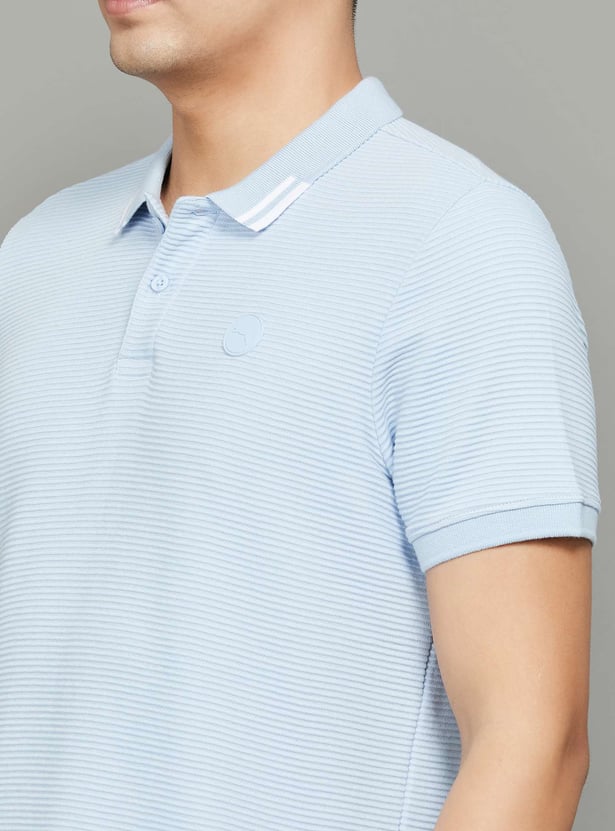 PUMA Striped Regular Fit Sports T-shirt