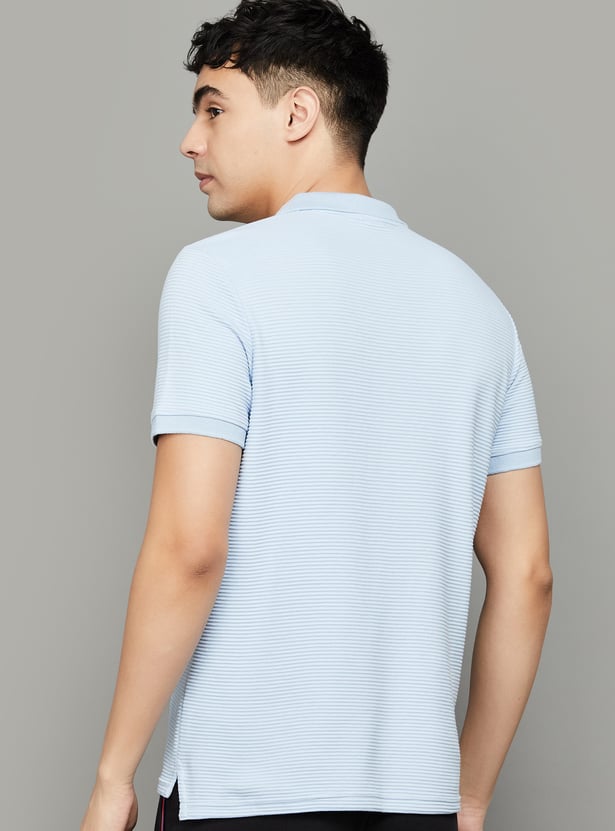 PUMA Striped Regular Fit Sports T-shirt