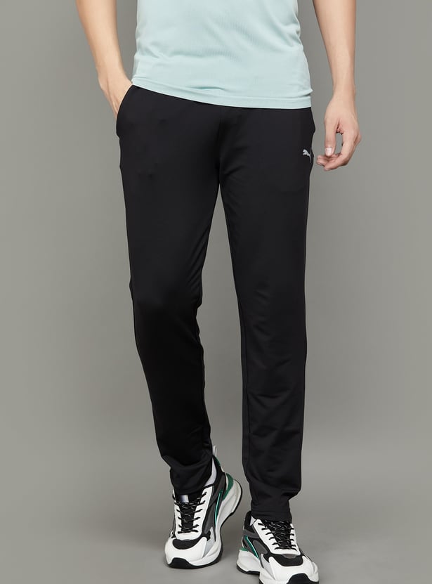 PUMA Solid Elasticated Sports Track Pants