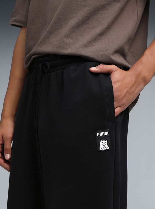 PUMA Graphic Print Elasticated Sports Track Pants