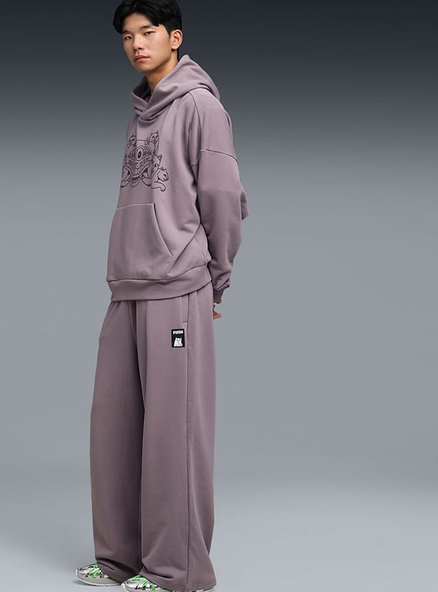 PUMA Graphic Print Elasticated Sports Track Pants
