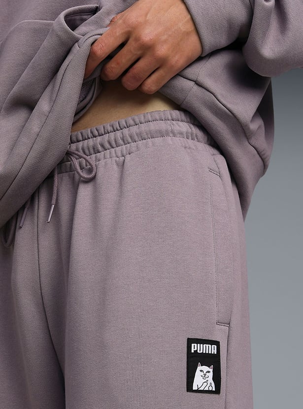 PUMA Graphic Print Elasticated Sports Track Pants