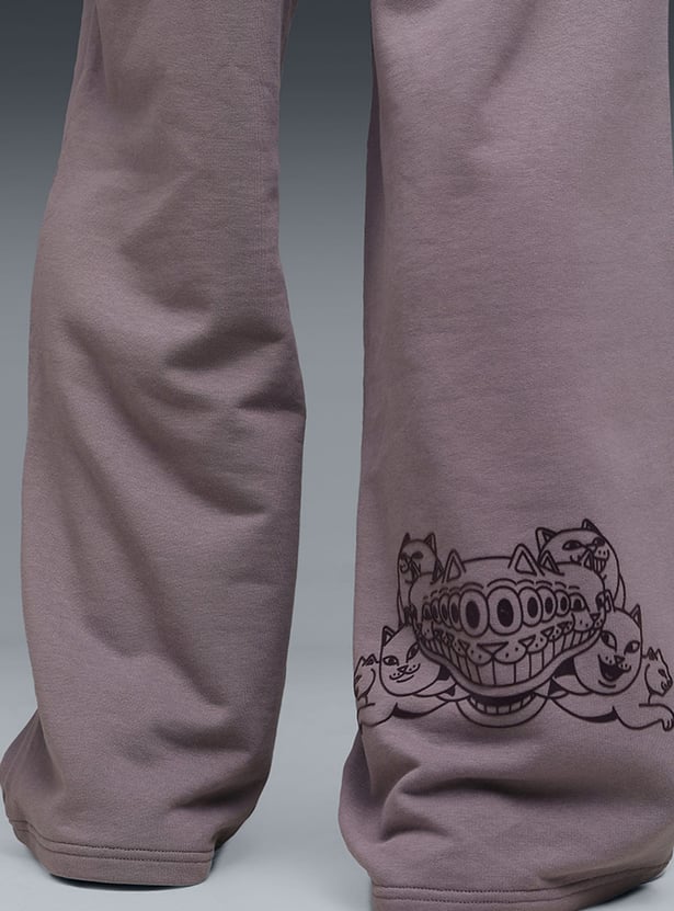 PUMA Graphic Print Elasticated Sports Track Pants