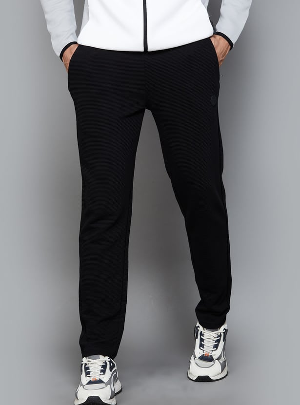 PUMA Textured Elasticated Track Pants