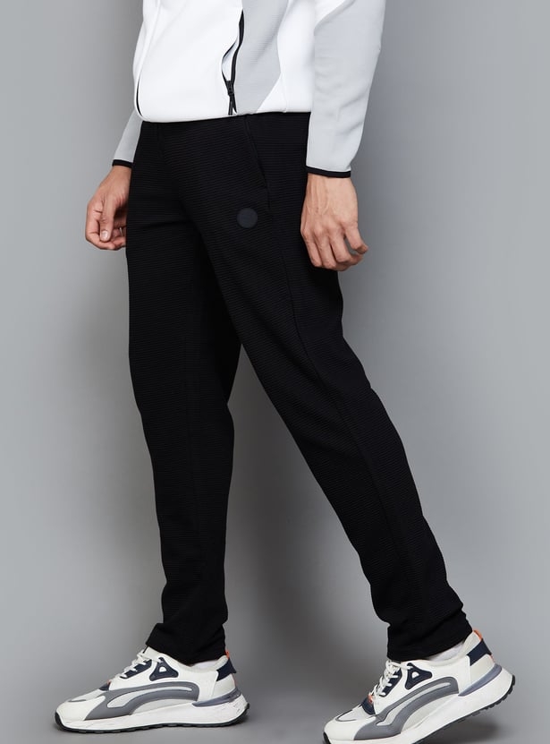 PUMA Textured Elasticated Track Pants