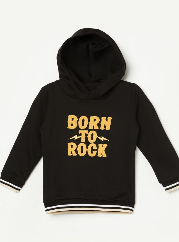 JUNIORS Boys Embroidery Hooded Sweatshirt