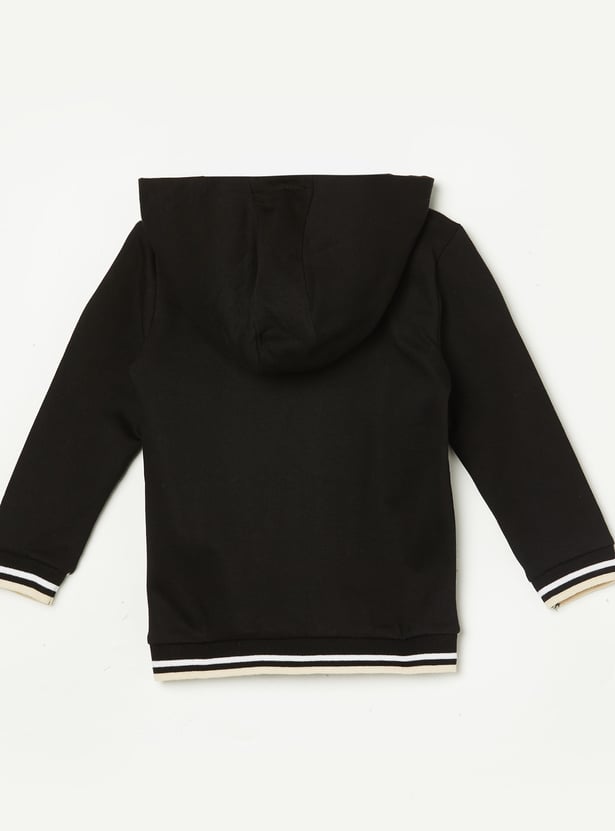 JUNIORS Boys Embroidery Hooded Sweatshirt