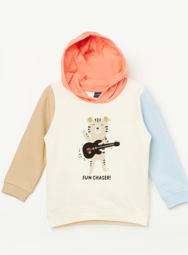 JUNIORS Boys Colourblock Sweatshirt