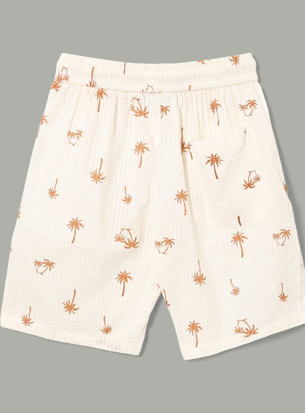 FAME FOREVER Boys Tree Print Shorts
