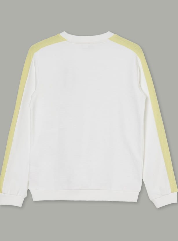 FAME FOREVER Boys Colourblocked Sweatshirt