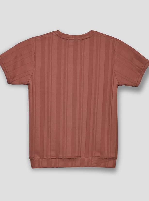 RUFF KIDS Boys Typographic Print T-shirt