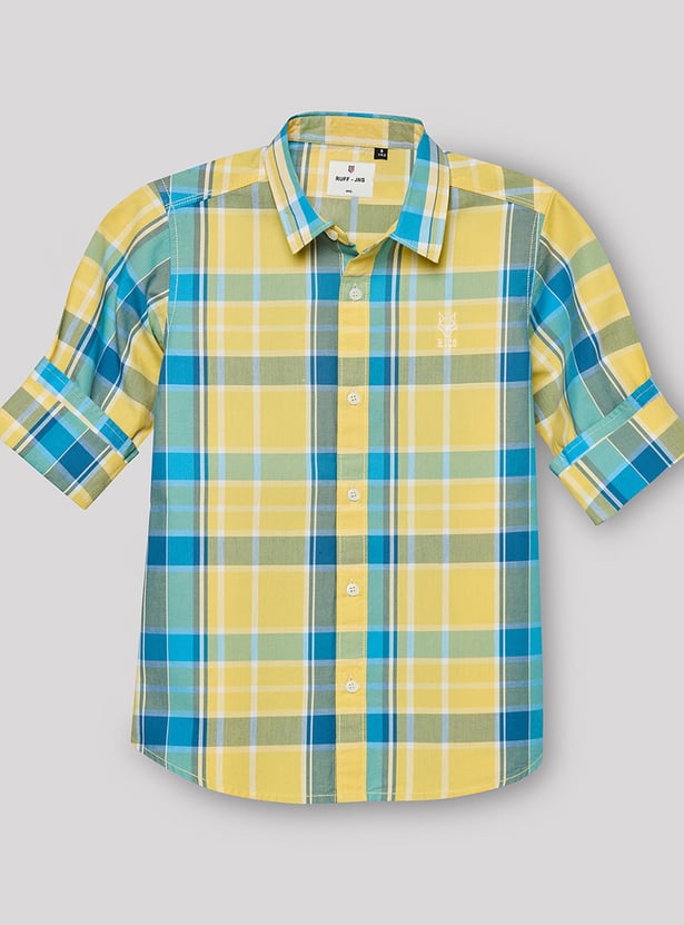 RUFF KIDS Boys Checked Shirt