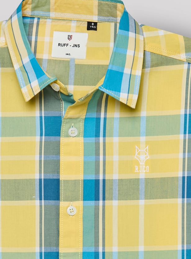 RUFF KIDS Boys Checked Shirt