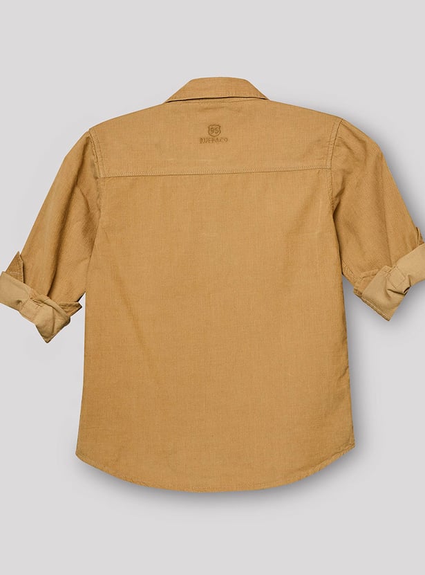 RUFF KIDS Boys Textured Shirt