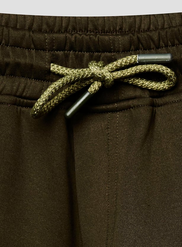 RUFF KIDS Boys Solid Cargo Track Pants