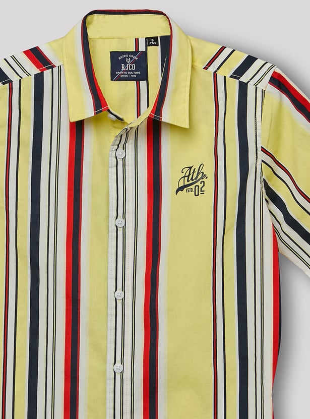 RUFF KIDS Boys Striped Shirt