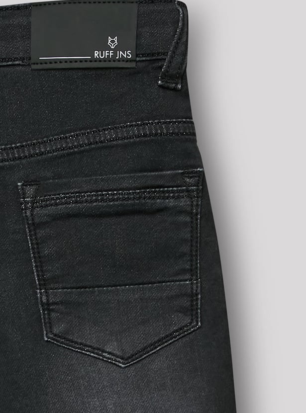 RUFF KIDS Boys Washed Straight Fit Jeans